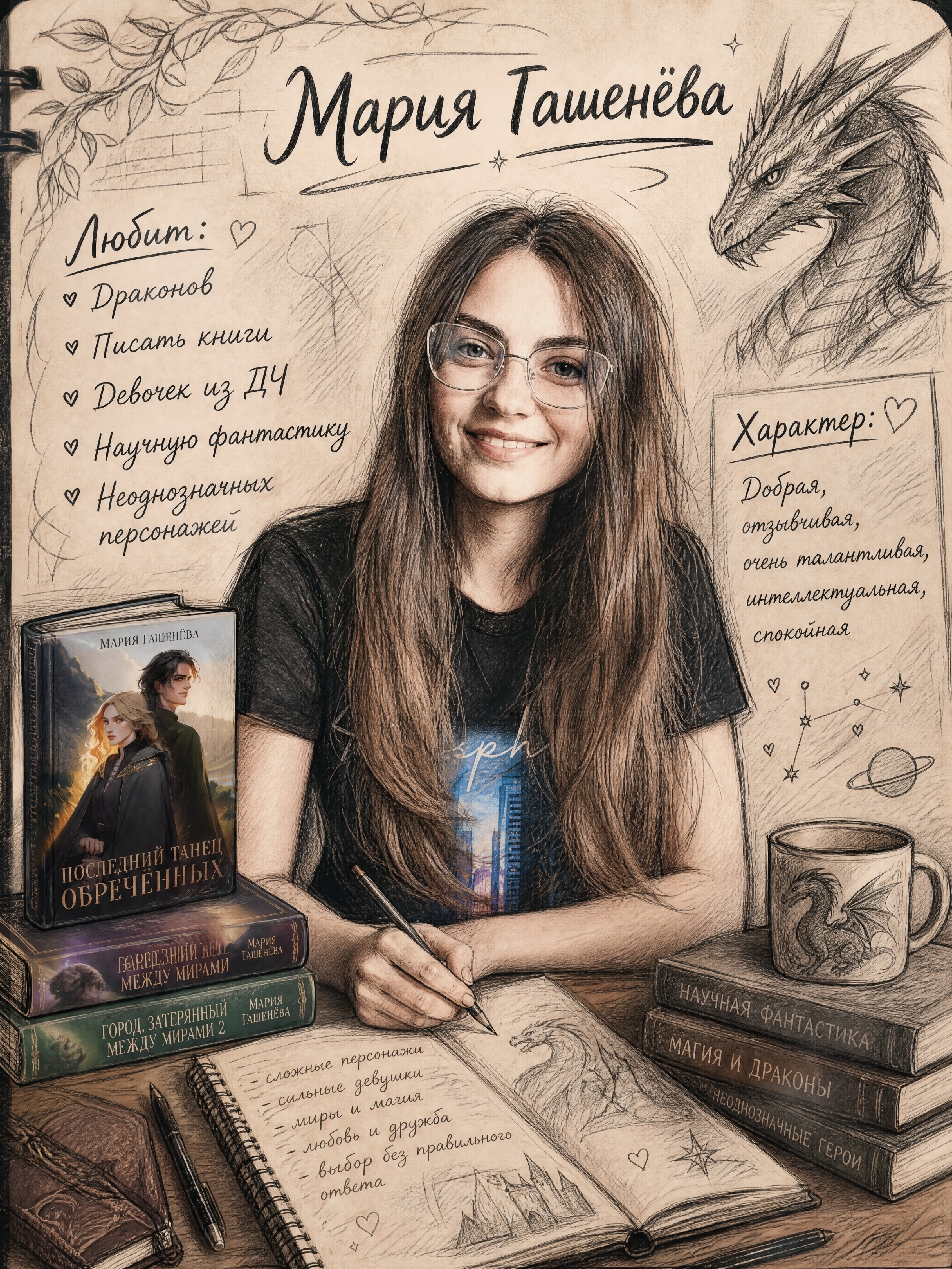 Презентация книги «Город, затерянный между мирами» Марии Гашенёвой